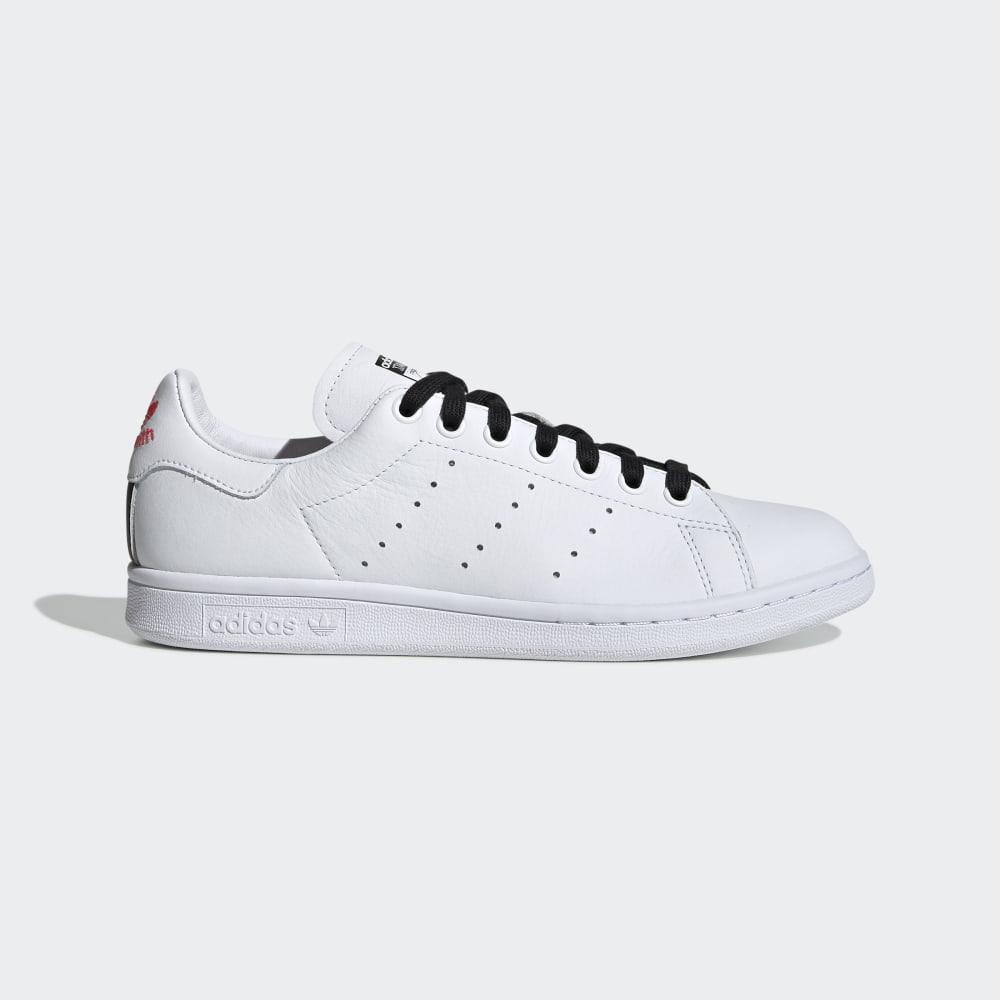 Originals Adidas Stan Smith Dama Romania - Albi/Negrii EE5305